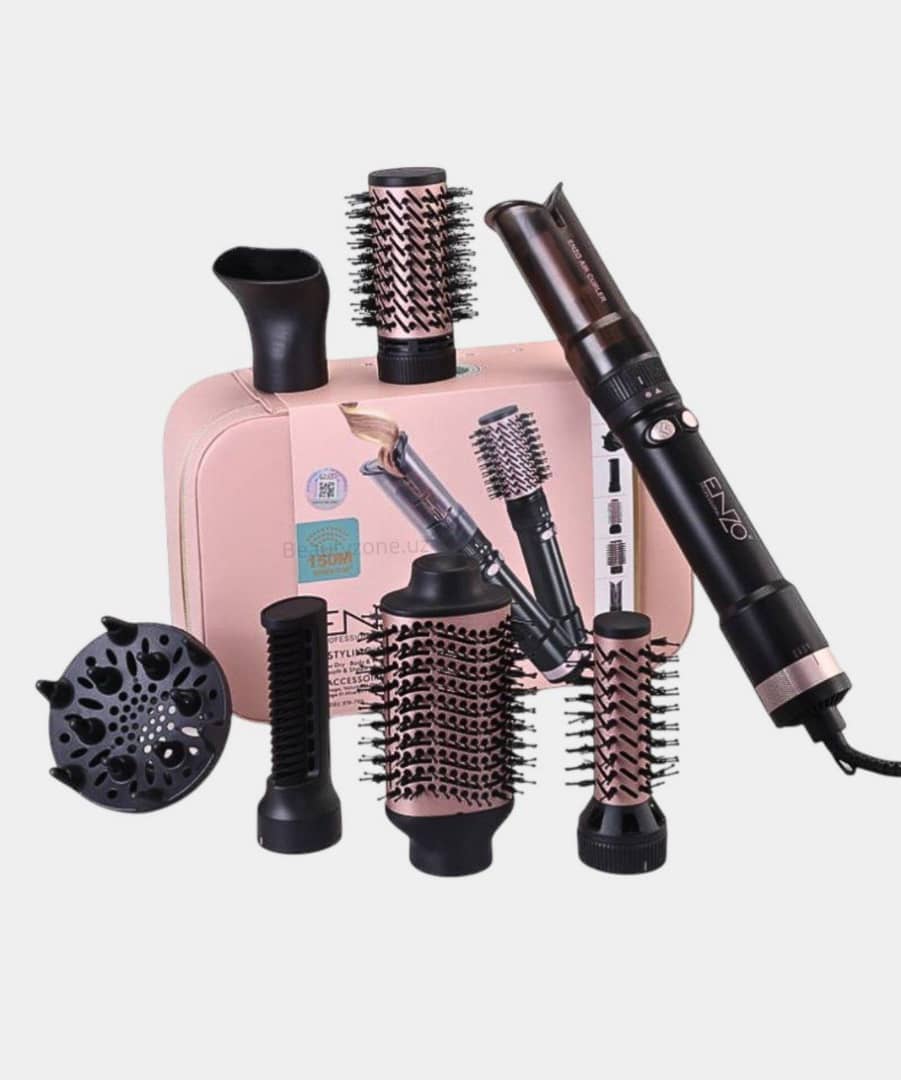 سشوار حالت دهنده دایسونی انزو ایتالیا با کیف چرمی ENZO PROFESSIONAL 760  هفت کاره